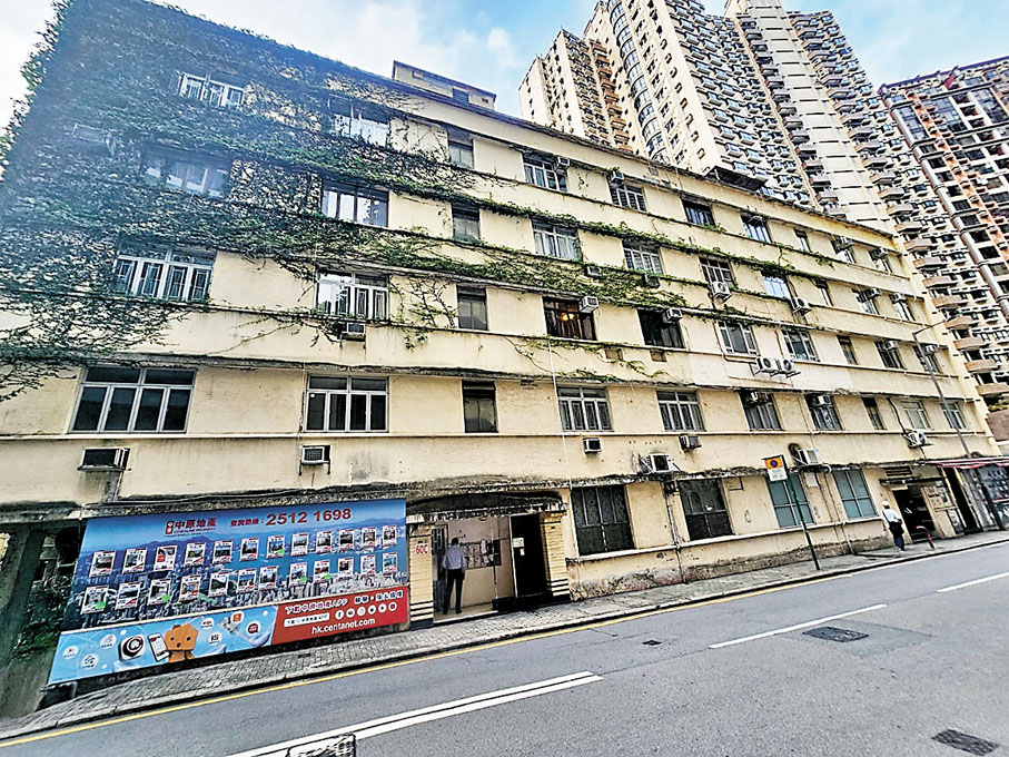 ◆右起：西半山干德道60號、60A號、60B號、60C號。