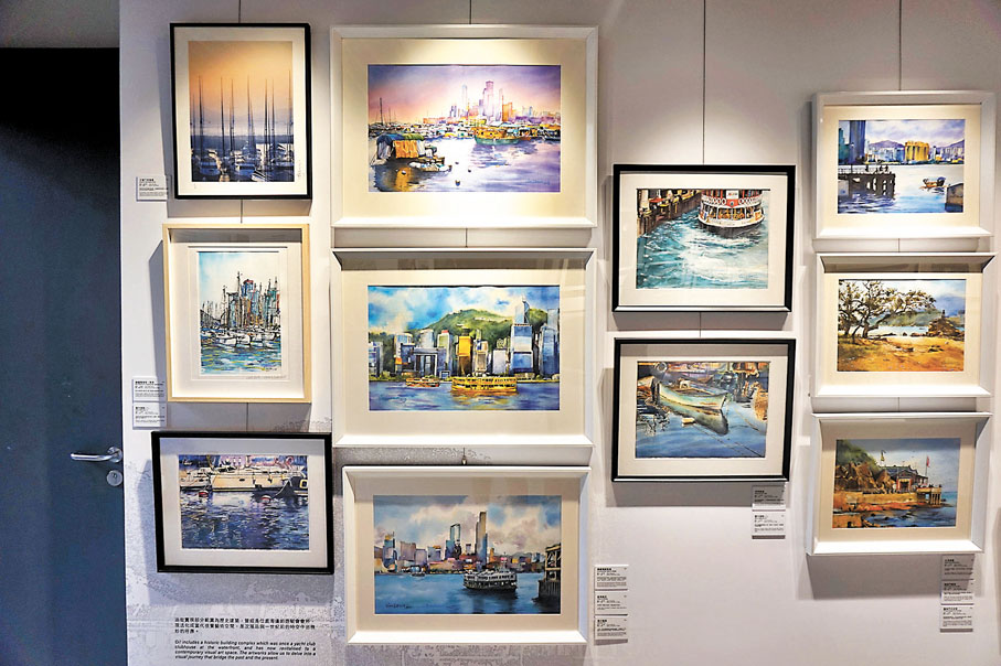 ◆多幅海濱主題作品呼應「油街實現」的前身。