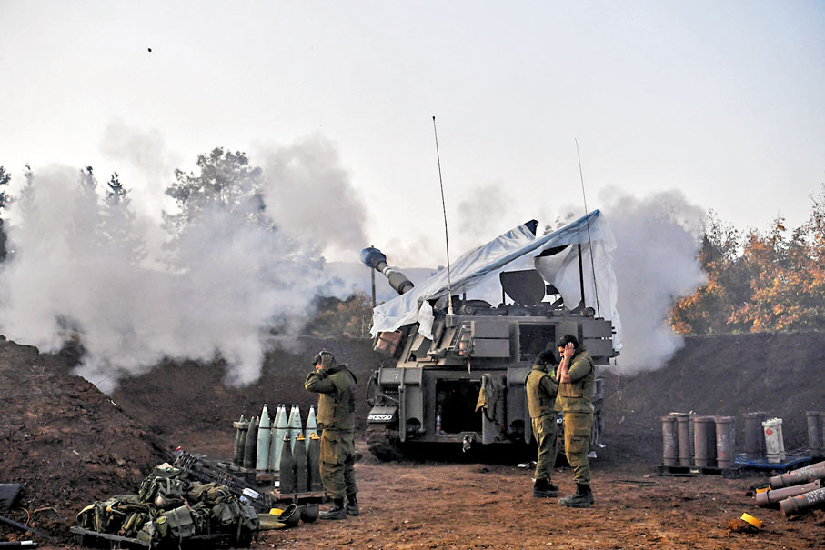 ◆以軍在黎巴嫩邊境發動軍事行動，或演變成另一場大規模戰爭。 路透社
