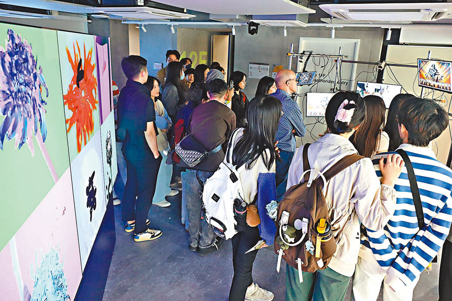 ◆圖為嶺南藝術雙年節2023《數碼攸關》。香港文匯報記者黃艾力  攝