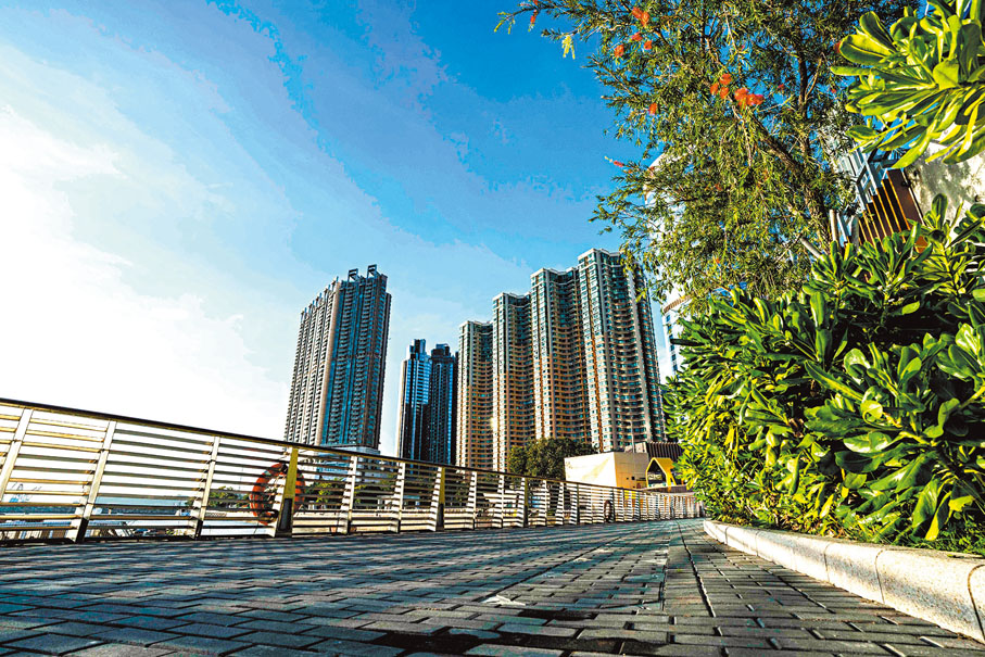 ◆新擴建的海輝道海濱