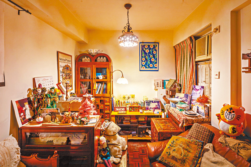 ◆ 西西故居客廳中的傢具和擺設日後將陳列於「西西空間」。謝柏齊 攝