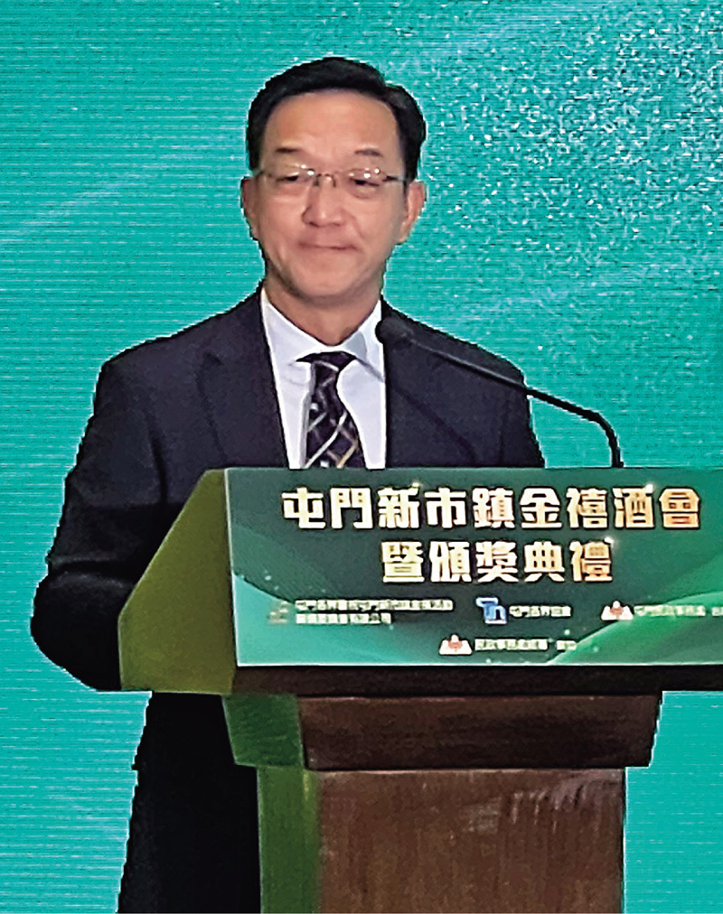 ◆屯門各界慶祝屯門新市鎮金禧活動籌備委員會會長劉業強表示未來新市鎮將積極對接前海，成為四通八達的北部都會區，與大灣區形成共鳴。