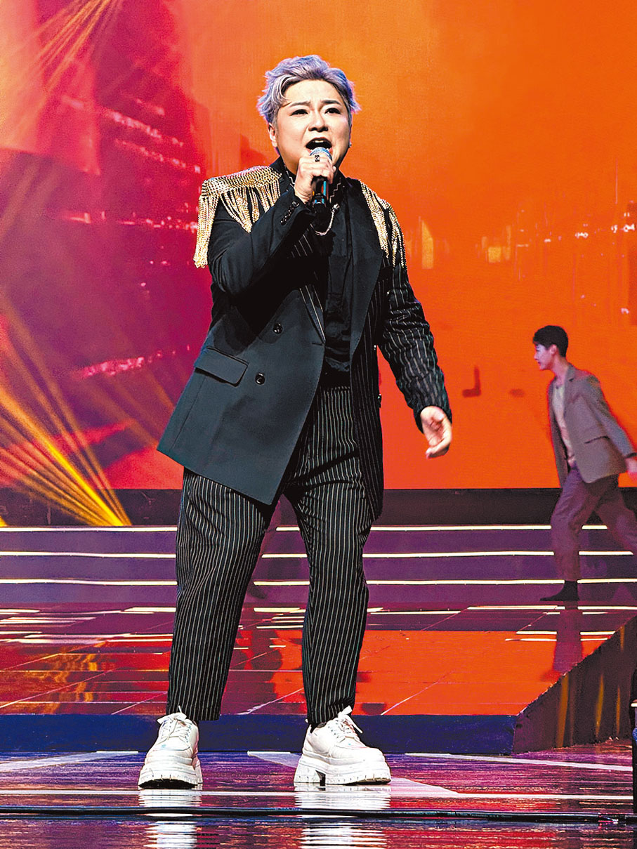 ◆香港賽區的林鉫徫落力獻唱。