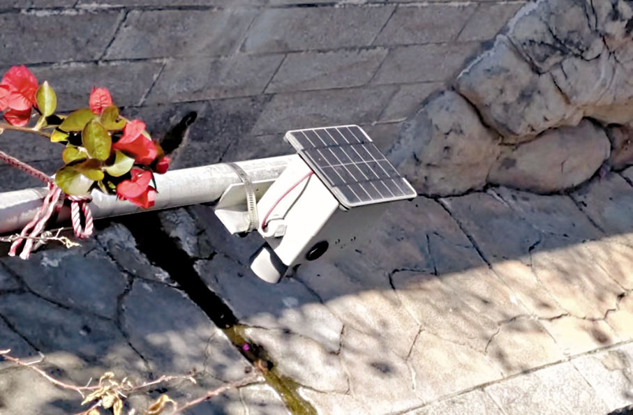 ◆水位傳感器。渠務署供圖