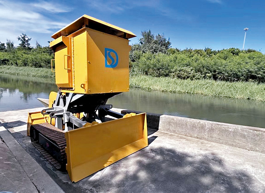 ◆清淤機械人「創先河」。渠務署供圖