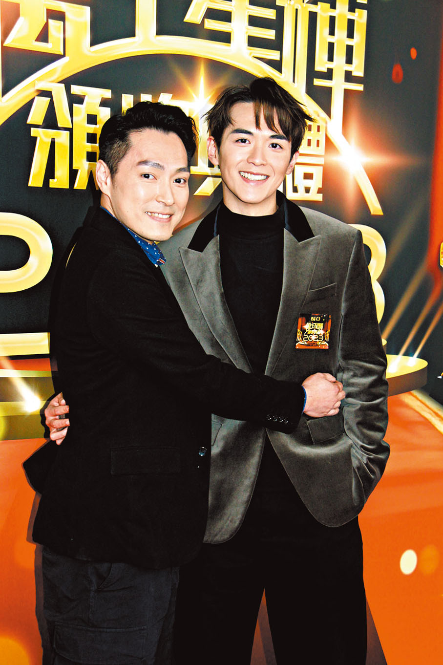 ◆阮浩棕(右)和林景程均稱會以平常心看待獎項。