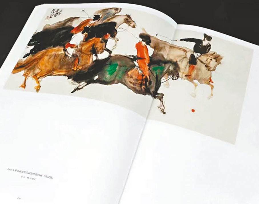 ◆《中國馬球》既是一本馬球史料圖書，也是一本馬球藝術圖書。