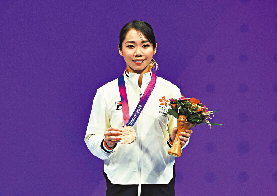 ◆劉慕裳在杭州亞運獲得銅牌。 資料圖片