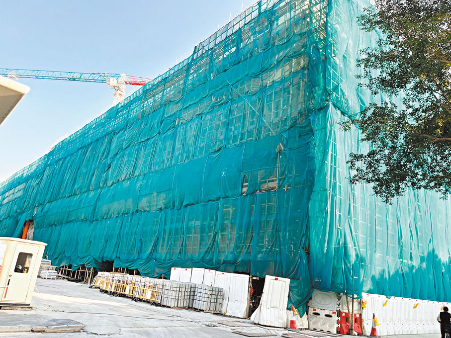 ◆蔡玉坤希望體院的新大樓可以在7月完工。