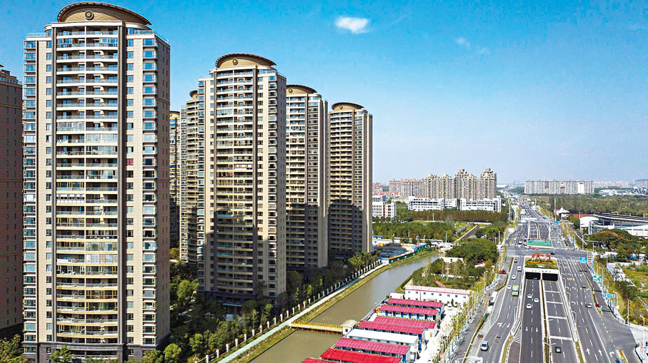 ◆仲量聯行預料，上海高端一手住宅價格將繼續小幅穩步上升。 資料圖片