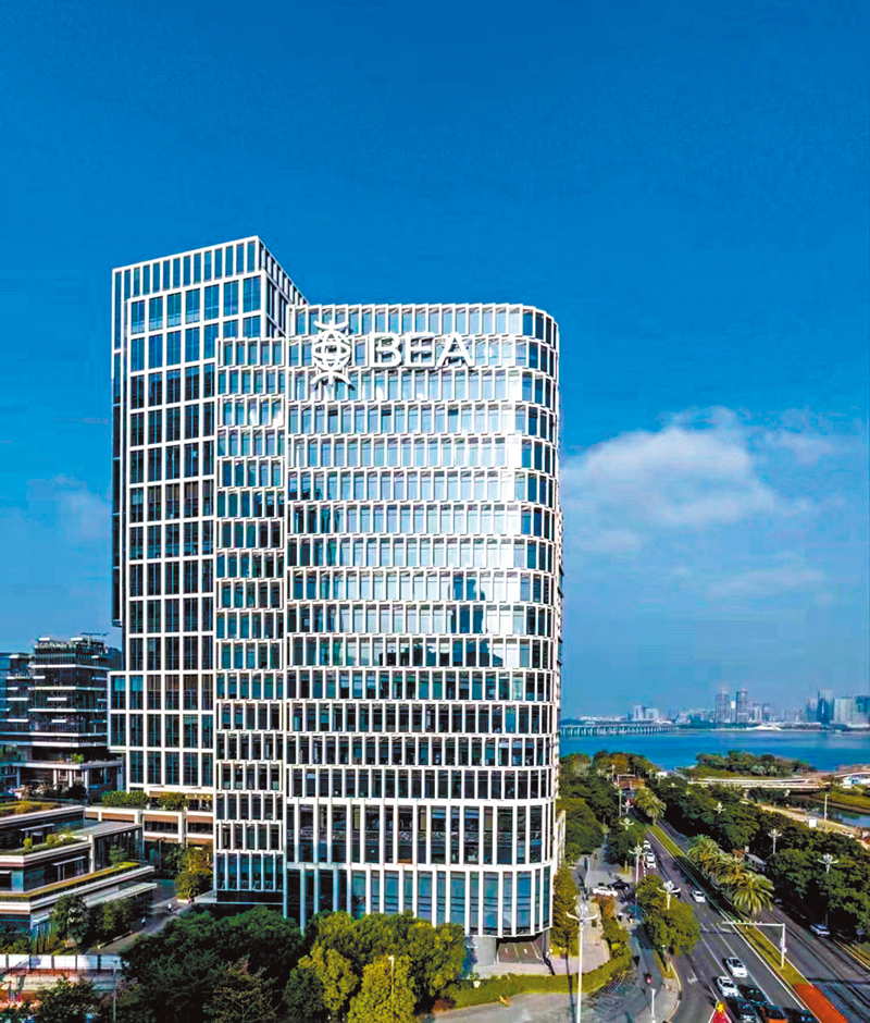 ◆前海東亞銀行大廈外貌。香港文匯報 記者 李昌鴻 攝