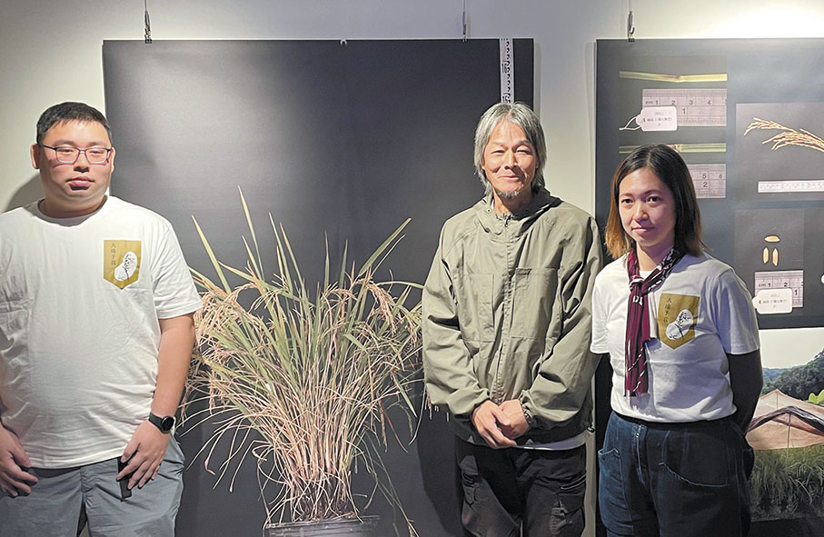 ◆「大地予我」項目團隊成員。左起：王韶昀、袁易天、方韻芝。香港文匯報記者涂穴 攝