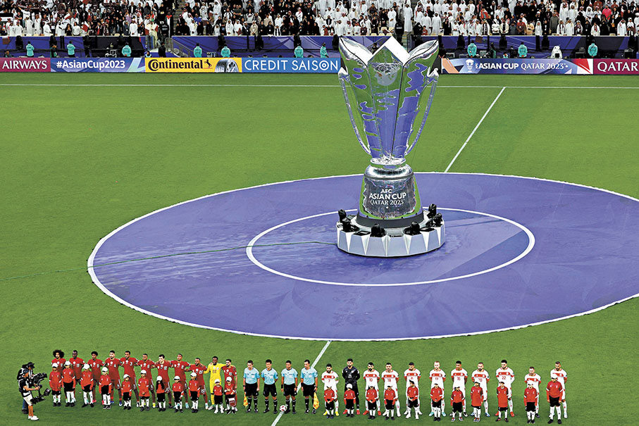 ◆卡塔爾亞洲盃當地時間12日開幕。 法新社