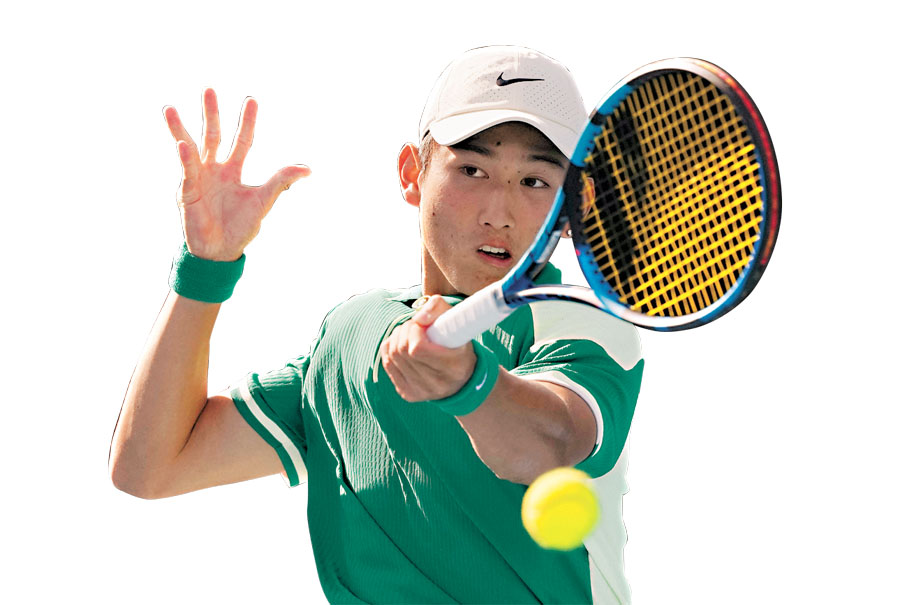 ◆竣程成為首位晉身澳網男單32強的中國球手。  美聯社