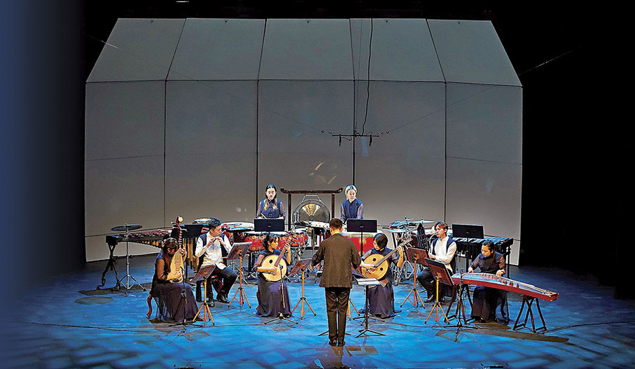 ◆香港作曲家聯會與香港天籟敦煌樂團日前合作舉行音樂會。