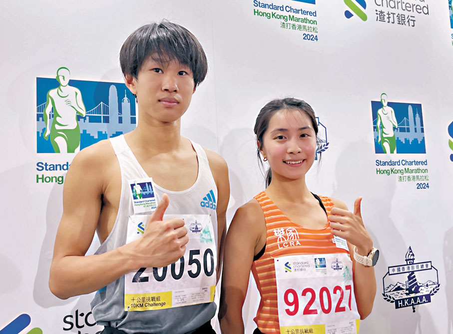 ◆陳雨繁（左）和曾曉彤（右）。香港文匯報記者張發兒  攝