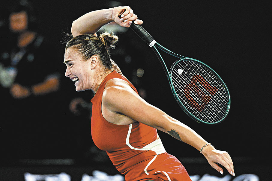 ◆薩芭蘭卡今全力衛冕澳網女單后冠。 法新社