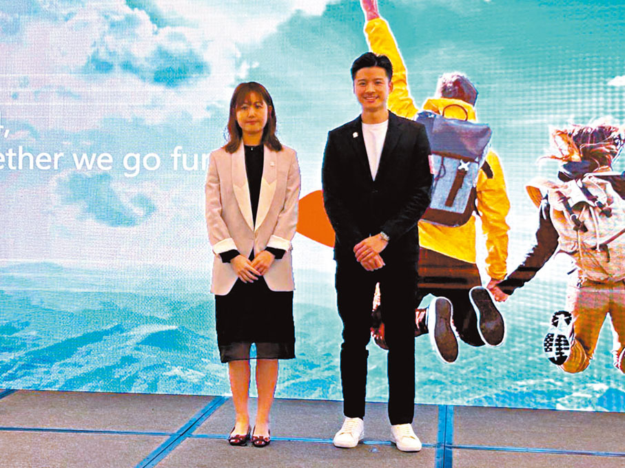 ◆岑皓祺（右）相信，香港對旅客而言有足夠吸引力。香港文匯報記者 莊程敏  攝