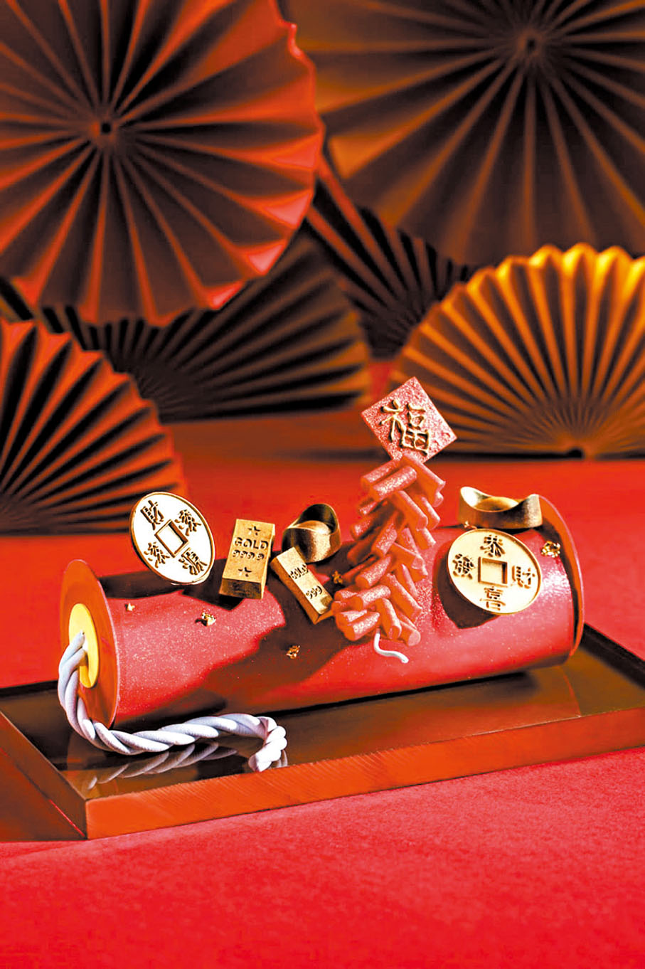 ◆帝京酒店：紅桑子麻糬蛋糕