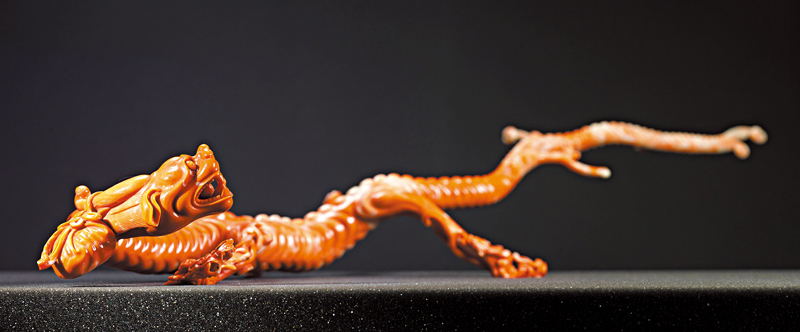 ◆上海博物館藏 近代珊瑚龍