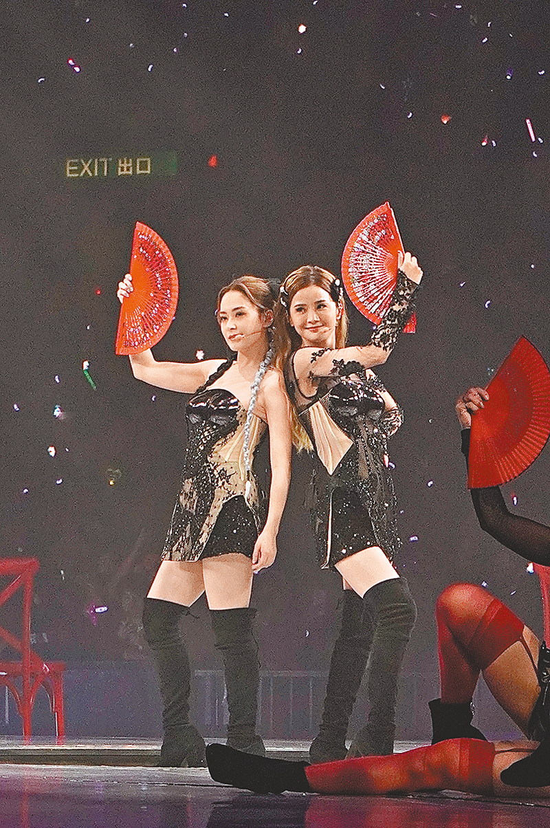 ◆Twins在尾場演出連環派彩蛋。