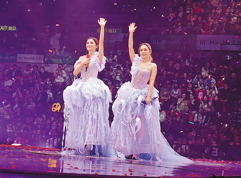 ◆Twins在3度安哥下為14場演唱會畫上句號。