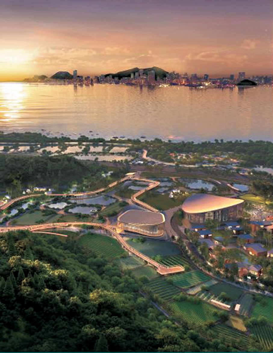 ◆發展局規劃的流浮山休閒生態旅遊區。