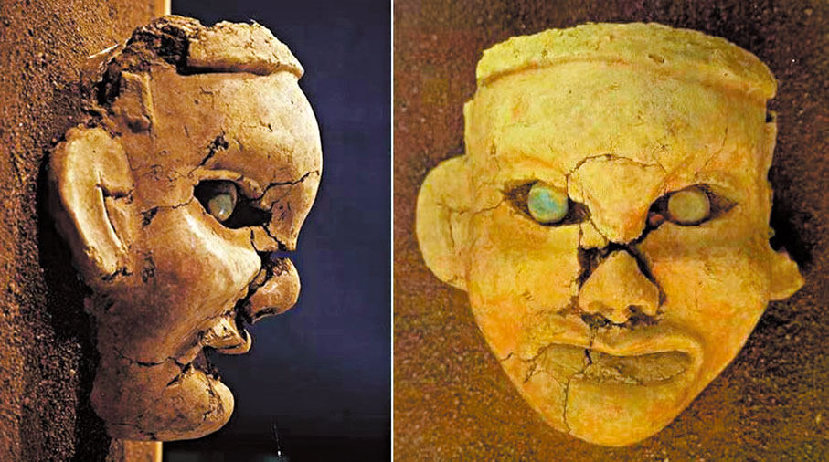 ◆國家首批禁止出境文物「紅山女神像」。