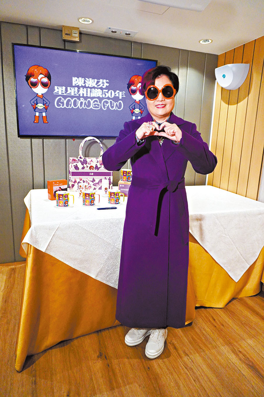 ◆陳太為是次展覽設計了許多精美的紀念品。