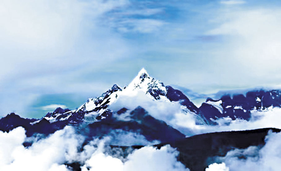 ◆世界最美雪山—梅里雪山。 作者供圖
