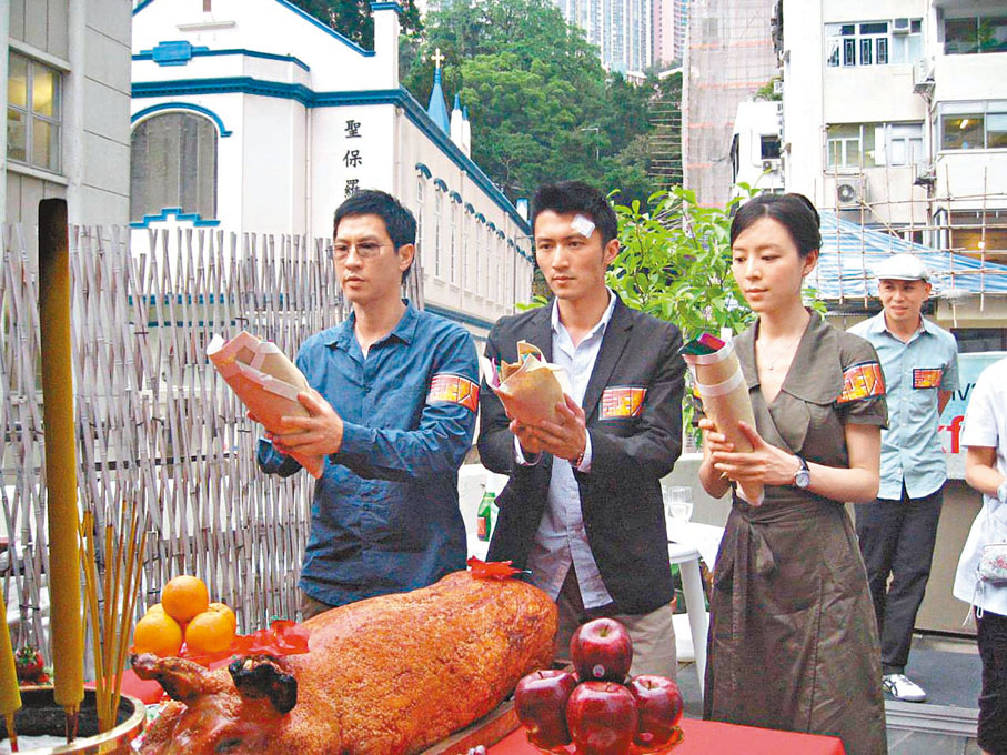 ◆電影《証人》在中環藝穗會取景。