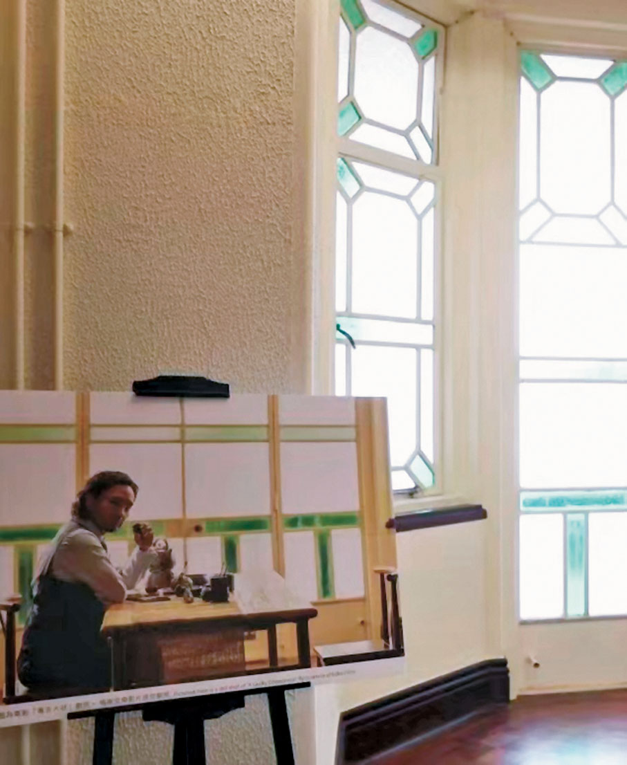 ◆虎豹別墅中現有《毒舌大狀》劇照供打卡。 攝：胡茜