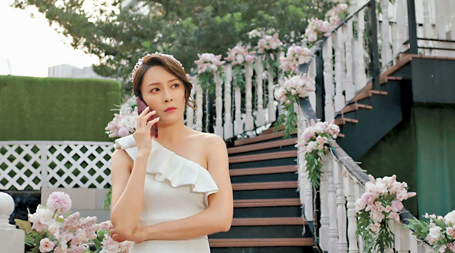  ◆張曦雯的婚紗Look好亮麗。