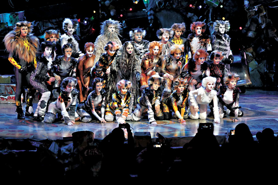 ◆國際級經典音樂劇《貓》多次來港演出。