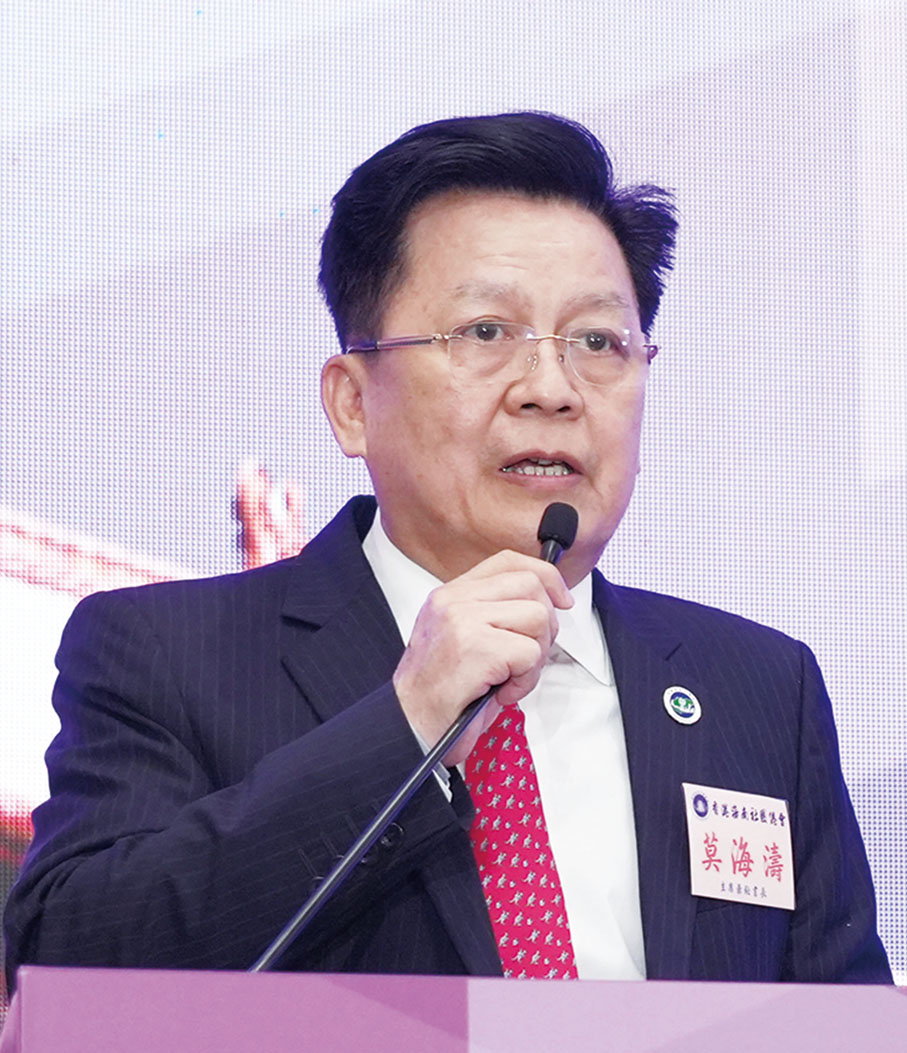 ◆香港海南社團總會主席兼秘書長莫海濤表示，會做好23條立法解說工作。