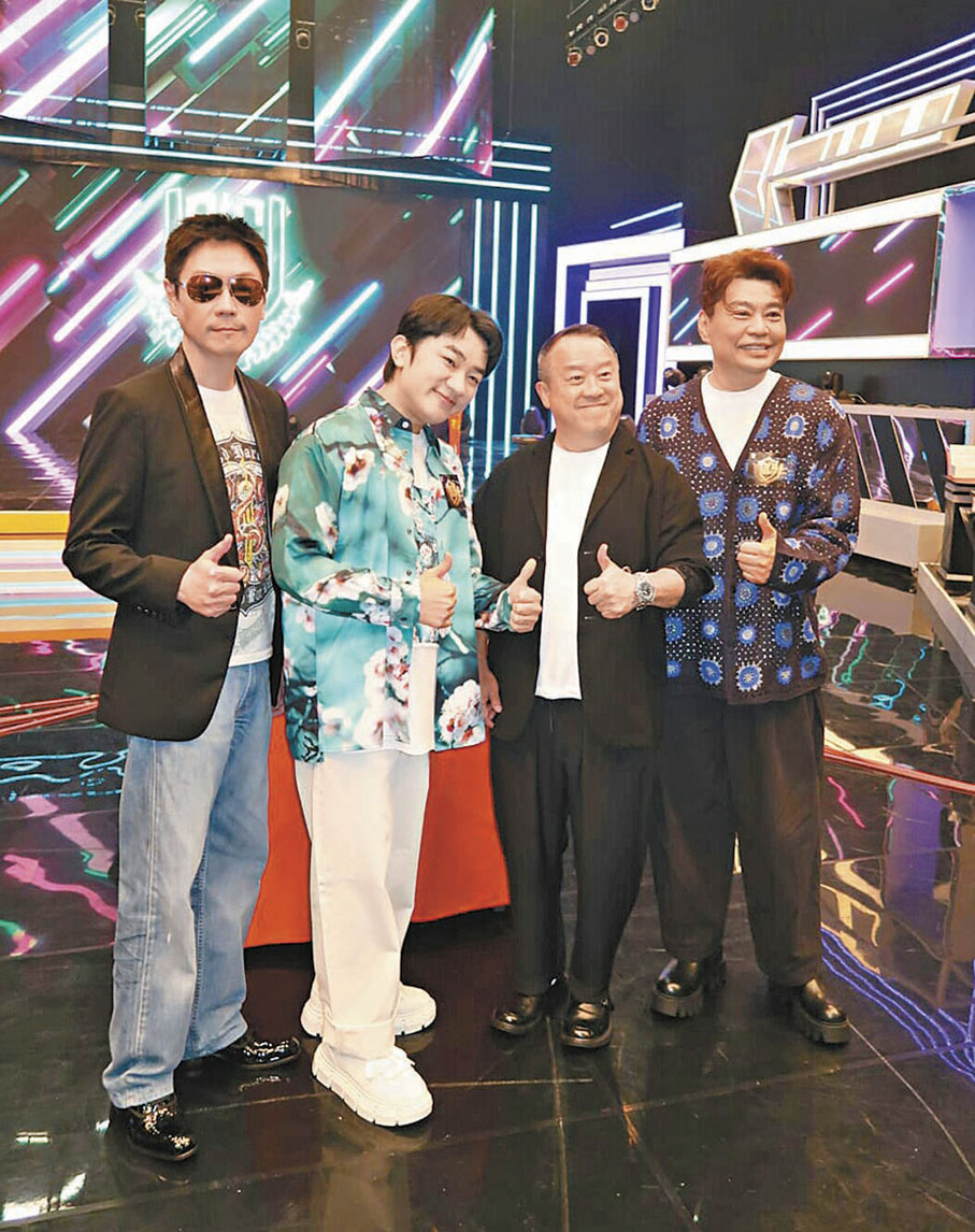 ◆曾志偉到場支持《福祿壽訓練學院》。