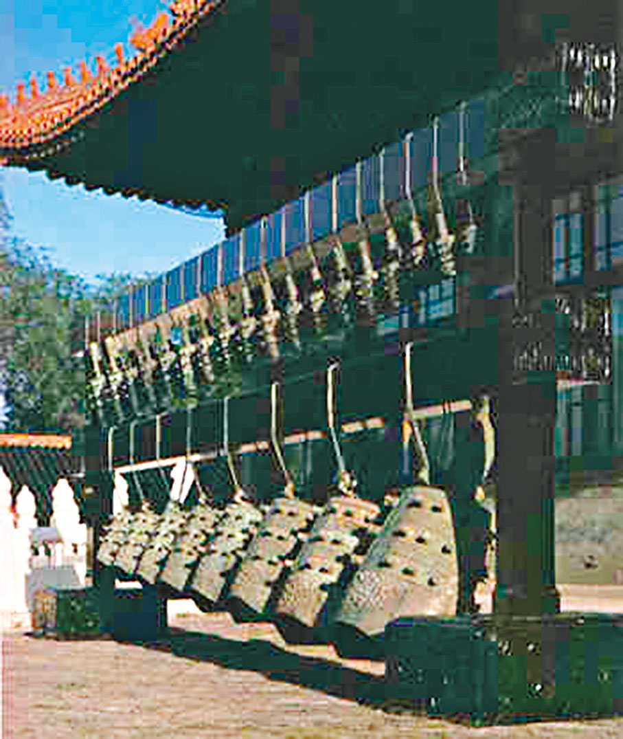 ◆王孫誥編鐘　圖源河南博物院