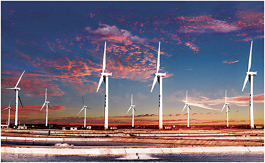 ◆甘肅是風光資源大省，全省風能開發量位居全國第4。