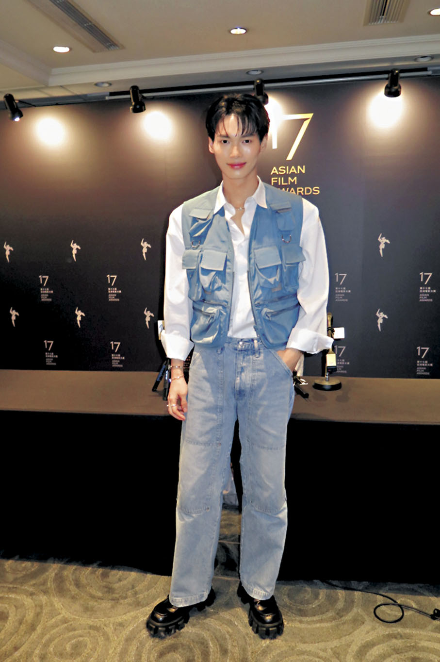 ◆泰星Win Metawin早前來港拍戲。