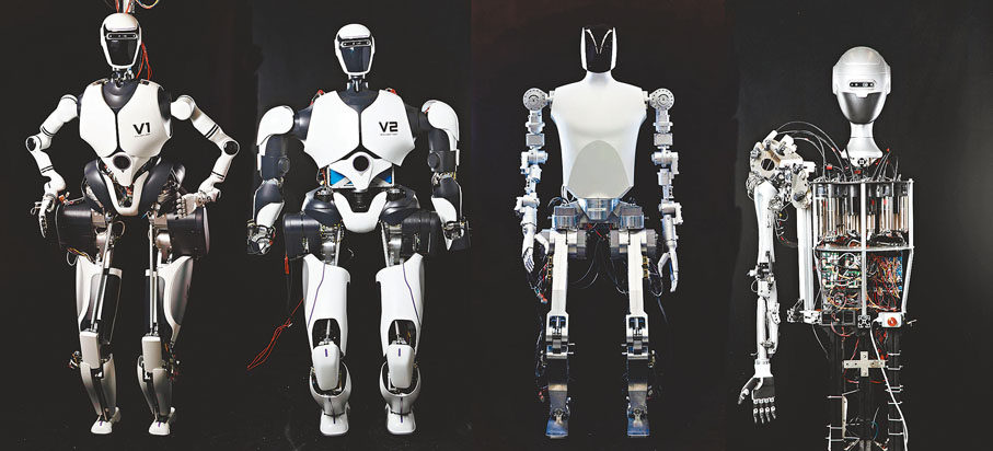 ◆不同版本的譜系化人形機器人Q系列