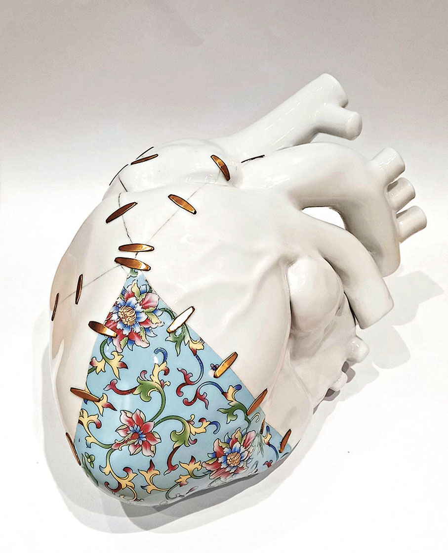 ◆陸珊《縫補生命-心臟#4》