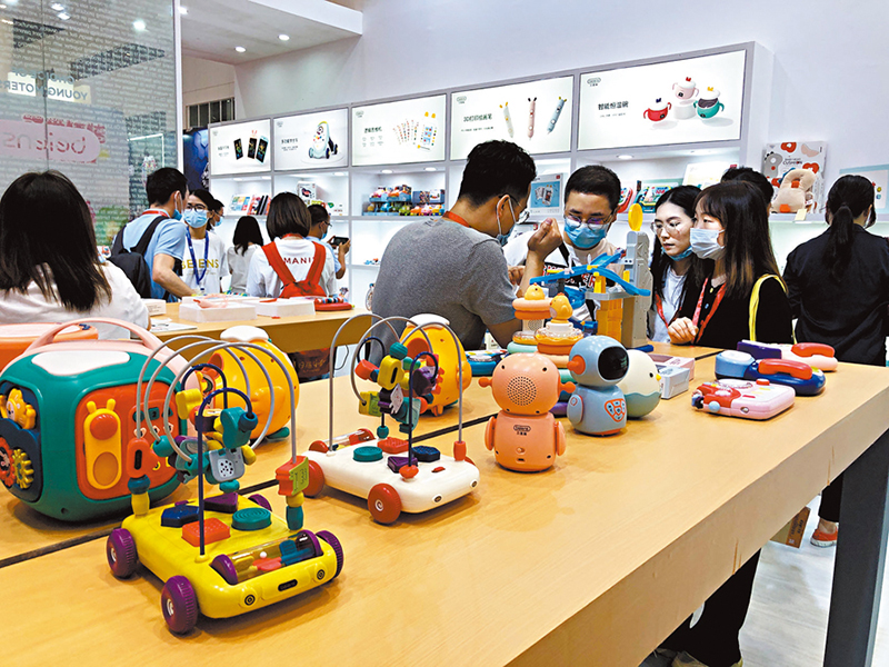 ◆廣東是內地最大玩具生產和出口基地，圖為玩具展示。