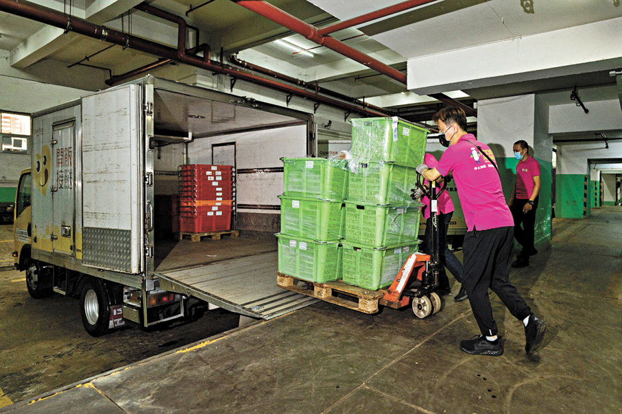 ◆「惜食堂」現時每周平均回收45噸可安全食用的剩餘食物。