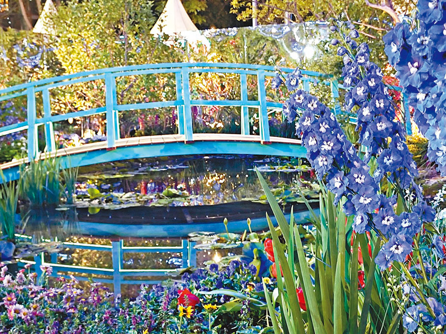 ◆廣州市的「蓮心園」，拍倒影最美。