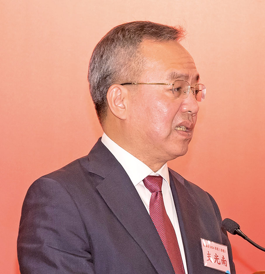 ◆揭陽市市長支光南致辭。