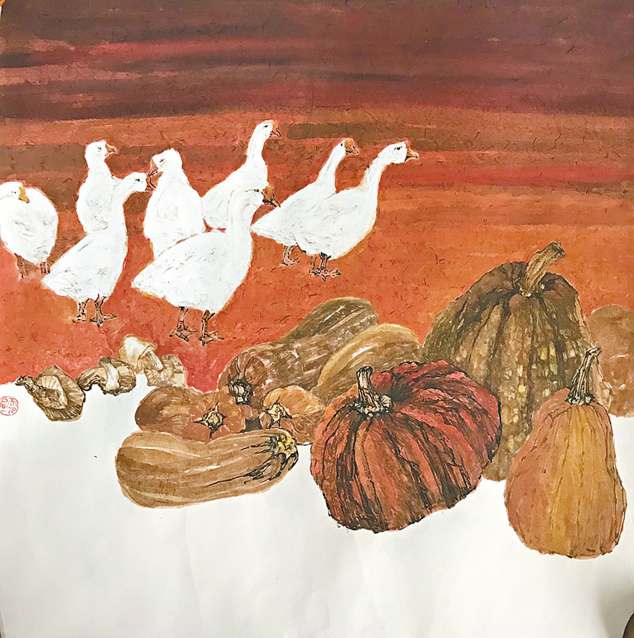 ◆《歲月》 60cm×60cm