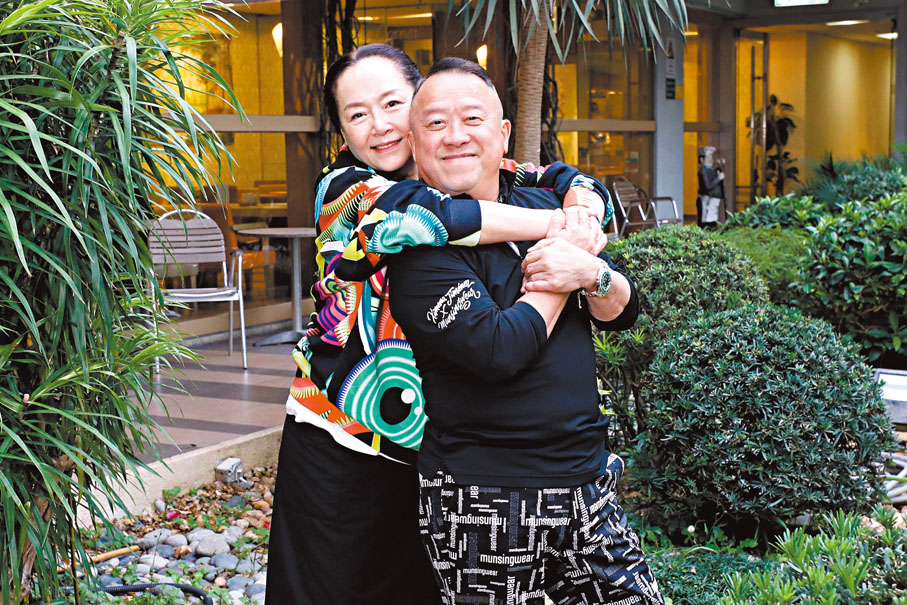 ◆曾志偉與恬妞默契度高。