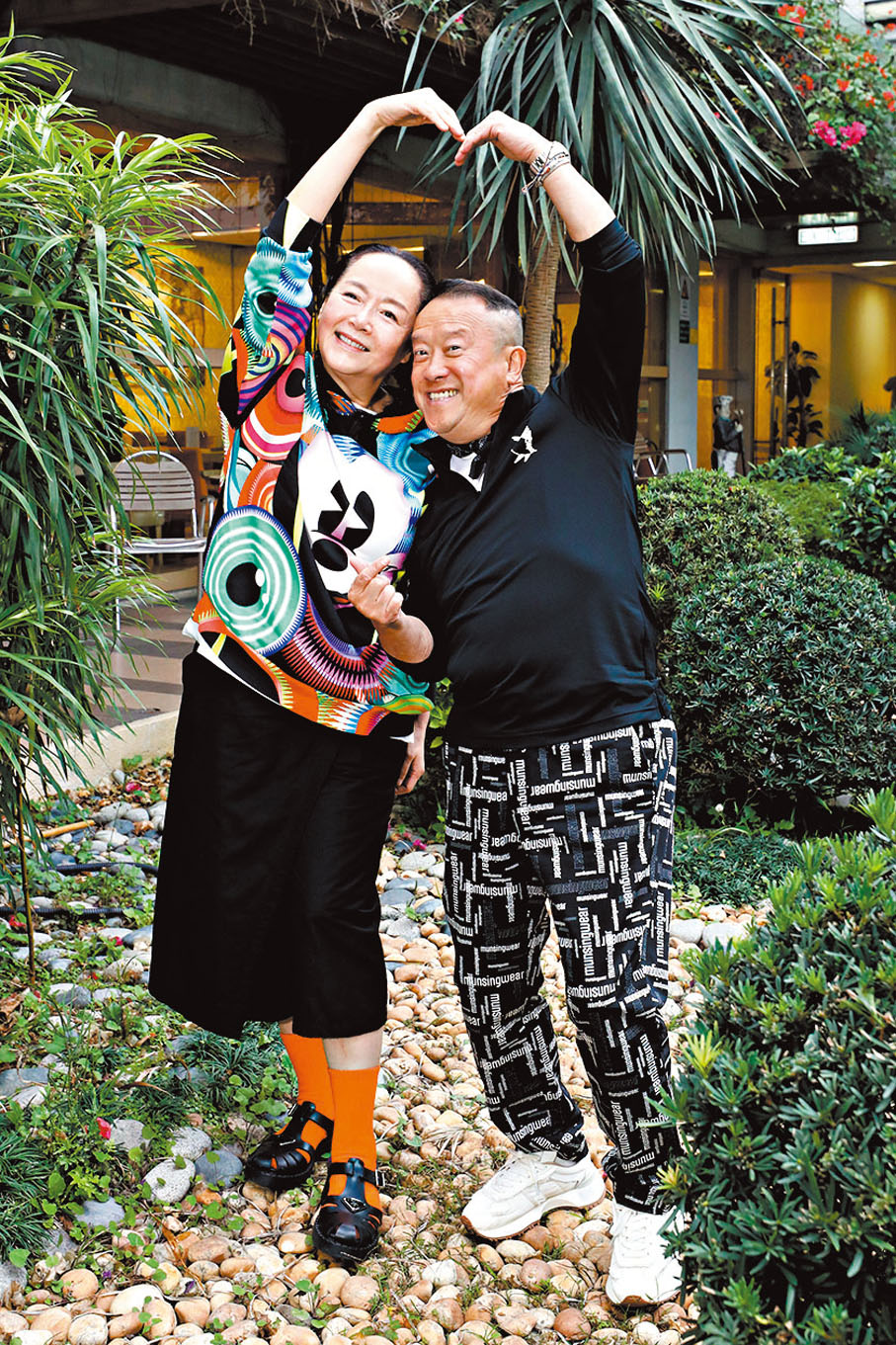 ◆曾志偉與恬妞在《出租家人》中出演「臨時夫妻」。