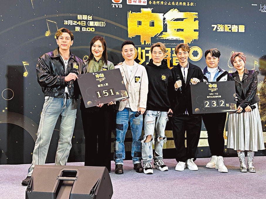 ◆7強宣布前晚播放的一集收視報捷。